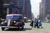 New York 1945 (In Color 60fps)
